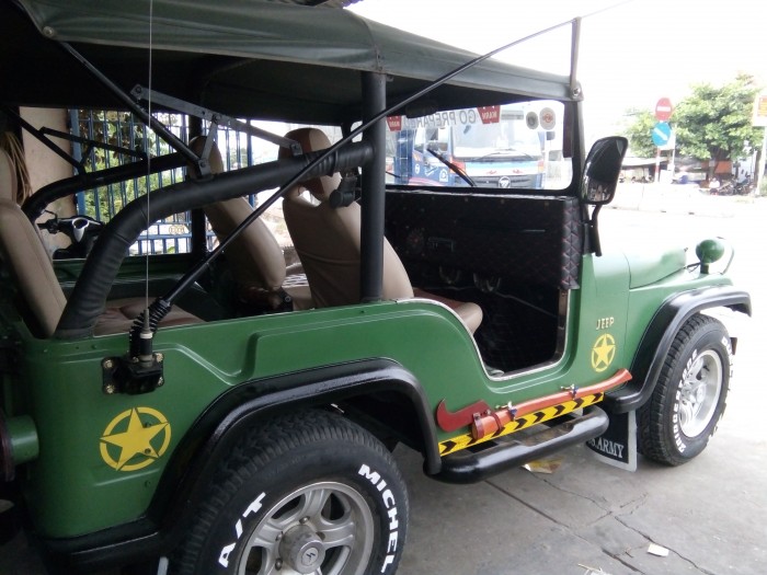 Xe Jeep cj5 thay máy toyota