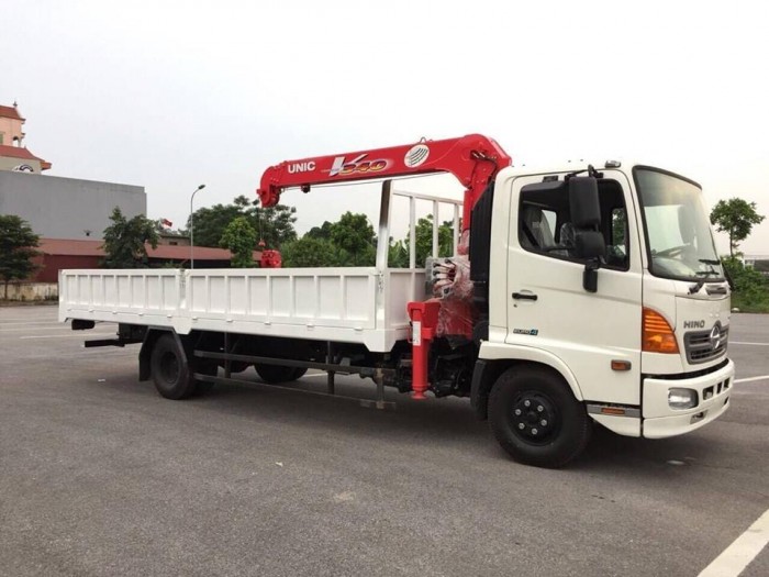 HINO FG cẩu UNIC 6.4 tấn giá tốt chất lượng cao