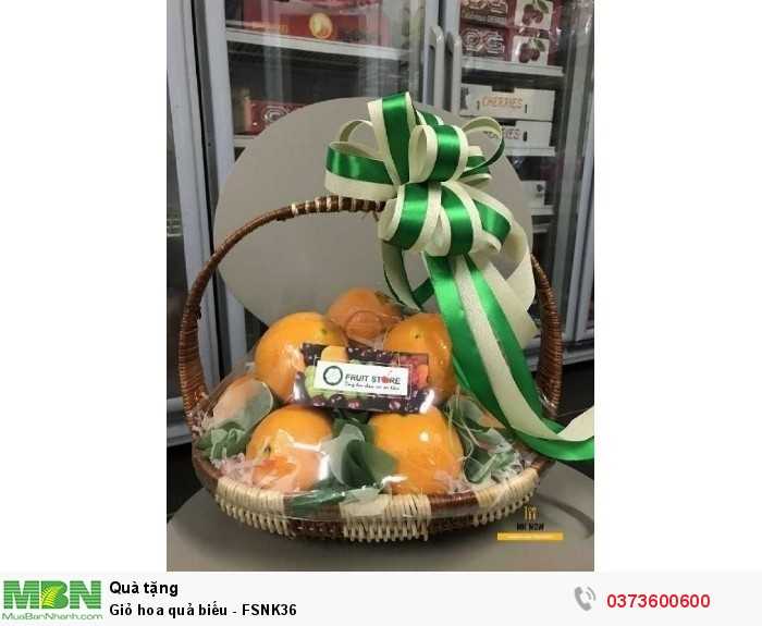Giỏ hoa quả biếu - FSNK36