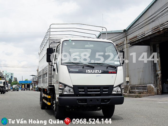 Bán ô tô Isuzu 1t9 2018, màu trắng, thùng bạt, nhập khẩu, giá chỉ 510 triệu