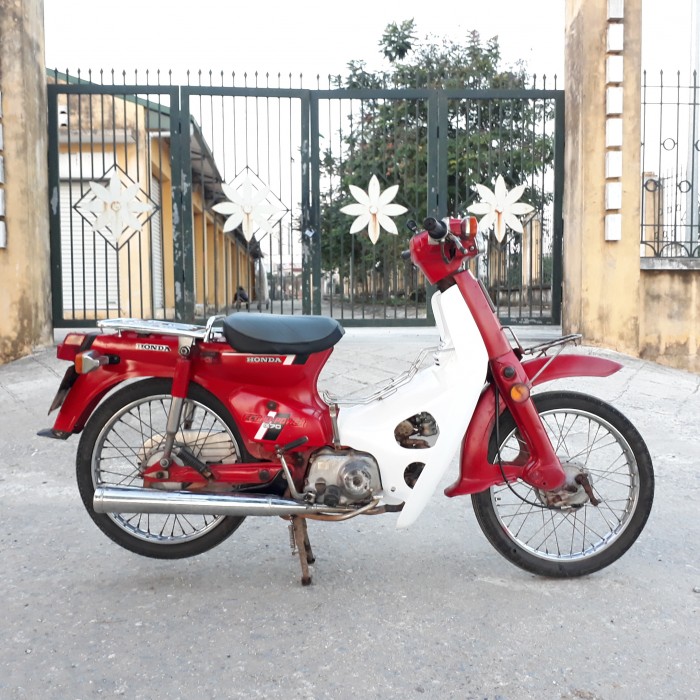 Cub DD đỏ Honda Nhật xe nguyên bản biển Hà Nội