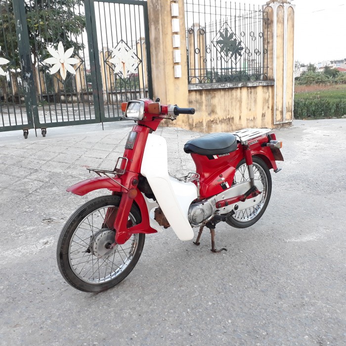 Cub DD đỏ Honda Nhật xe nguyên bản biển Hà Nội