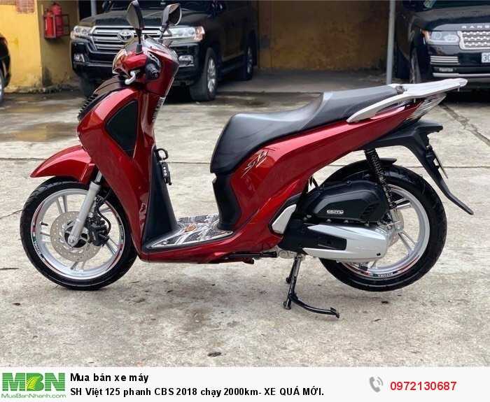 SH Việt 125 phanh CBS 2018 chạy 2000km