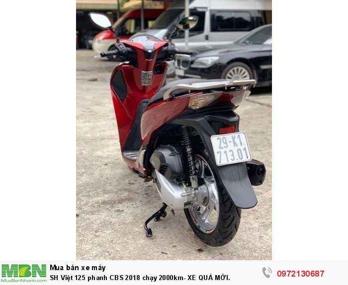 SH Việt 125 phanh CBS 2018 chạy 2000km