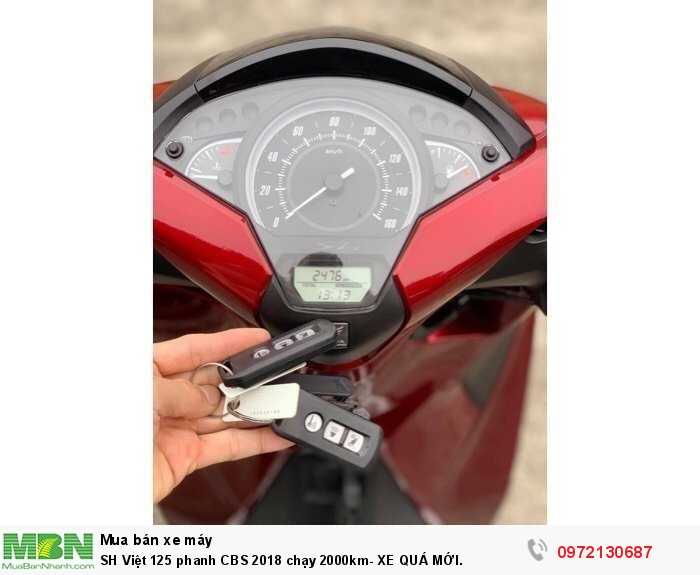 SH Việt 125 phanh CBS 2018 chạy 2000km