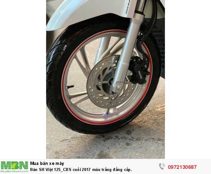 Bán SH Việt 125_CBS cuối 2017 màu trắng đẳng cấp.