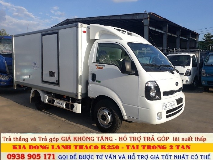 Bán Xe Tải Kia Đông Lạnh, K250 Đông Lạnh, Kia Đông Lạnh 1,9 Tấn, Kia K250