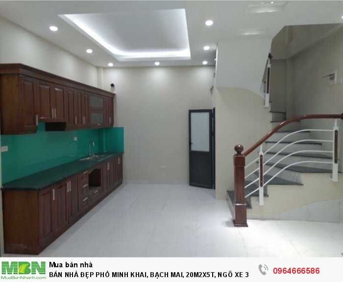 Bán Nhà Đẹp Phố Minh Khai, Bạch Mai, 20m2x5t, Ngõ Xe 3 Gác, 20m Ra Mp