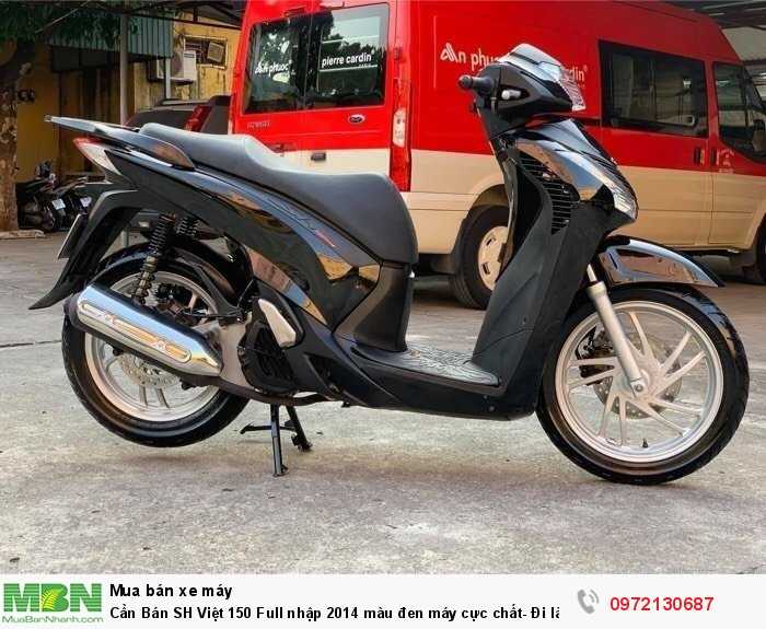 Cần Bán SH Việt 150 Full nhập 2014 màu đen máy cực chất- Đi là thích.