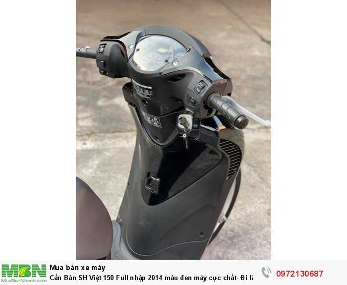 Cần Bán SH Việt 150 Full nhập 2014 màu đen máy cực chất- Đi là thích.