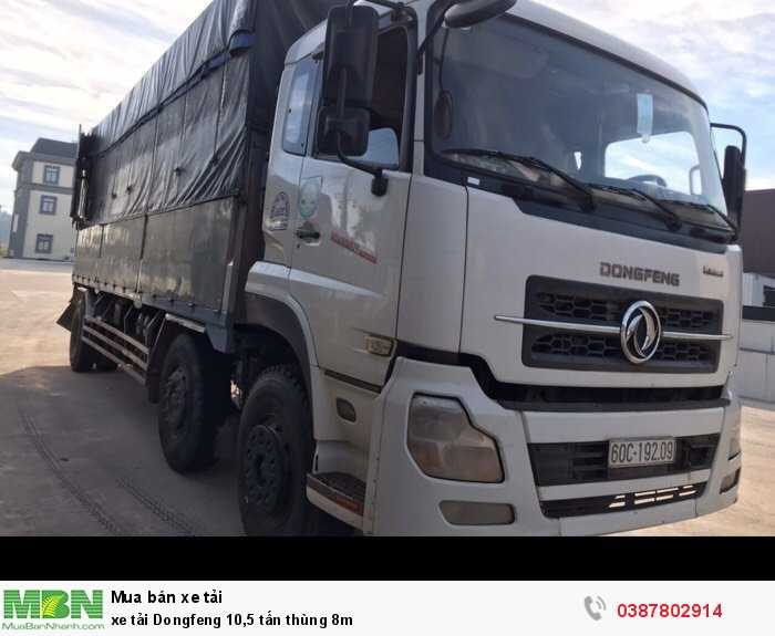 xe tải Dongfeng 10,5 tấn thùng 8m
