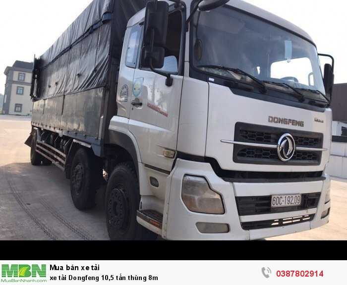 xe tải Dongfeng 10,5 tấn thùng 8m