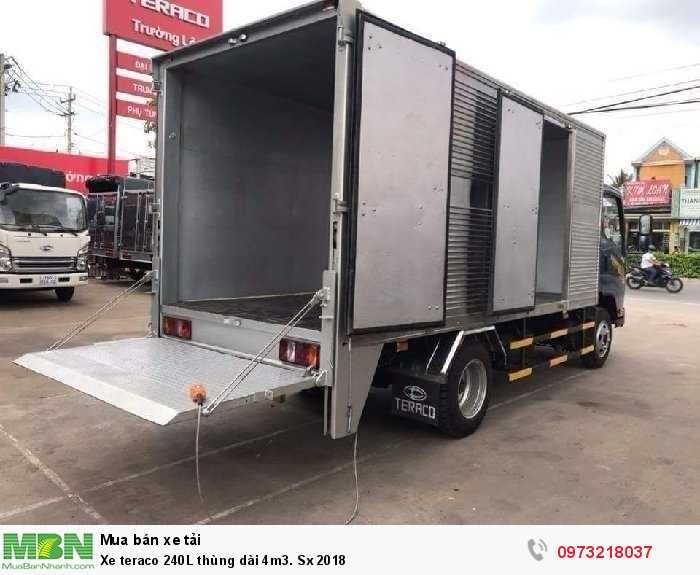 Xe teraco 240L thùng dài 4m3. Sx 2018
