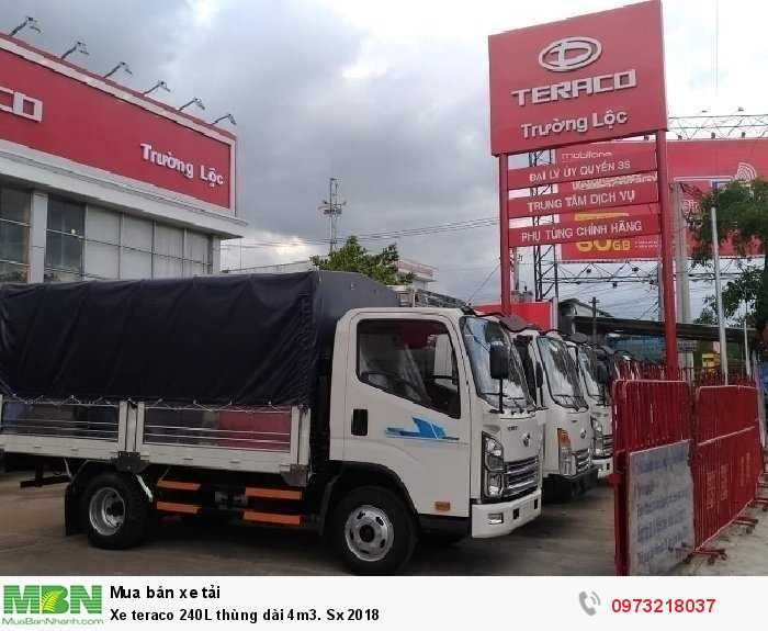 Xe teraco 240L thùng dài 4m3. Sx 2018