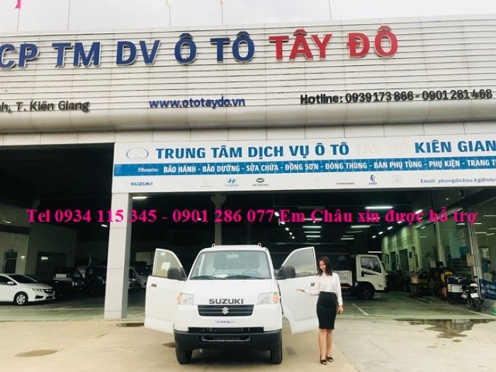 Xe tải nhẹ Suzuki 750kg nhập khẩu ^  xe có sẵn ^ Ô tô Tây Đô KIên Giang