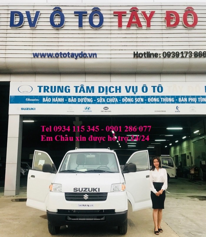 Xe tải nhẹ Suzuki 750kg nhập khẩu ^  xe có sẵn ^ Ô tô Tây Đô KIên Giang