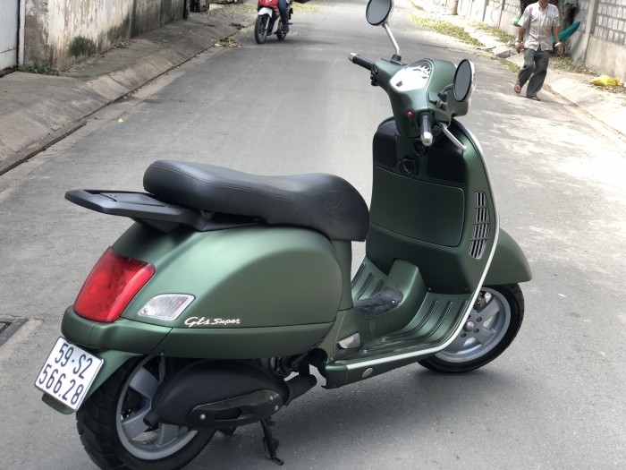 Vespa GTS Ý, nhập,xanh nhám, máy zin, chính chủ 97%