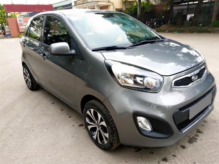Bán nhanh Kia Morning 1.25 số sàn 2015 màu xám đẹp