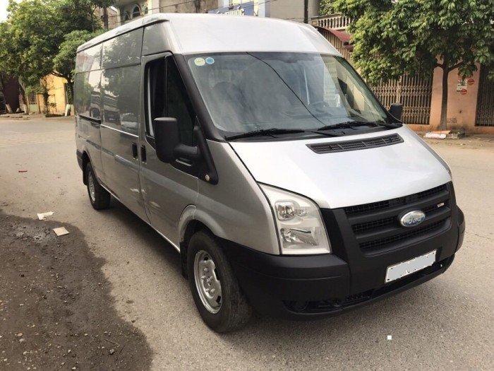 Bán nhanh Ford Transit 2010 đk 2011 bán tải số sàn dầu 6 chỗ 900kg màu bạc
