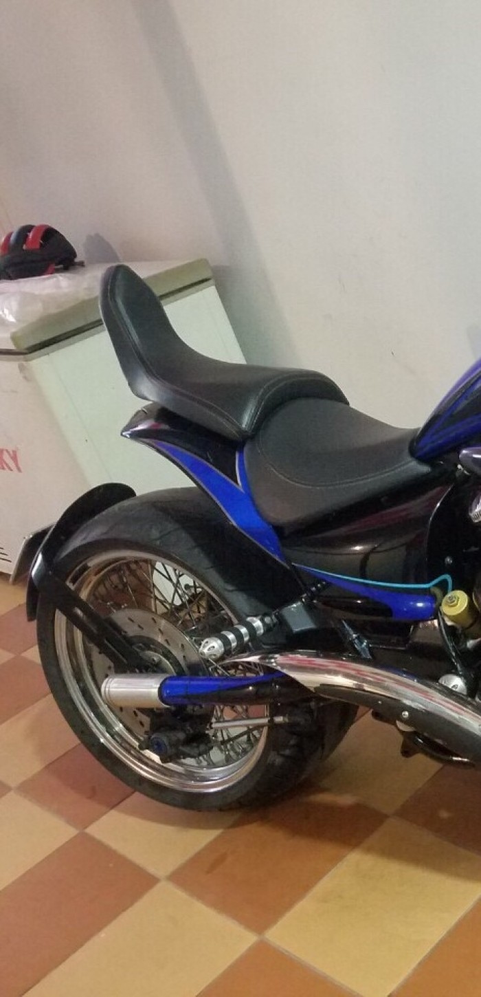 Cần tiền bán Honda mba750, sx2008, số sàn, màu xanh dương cực đẹp.