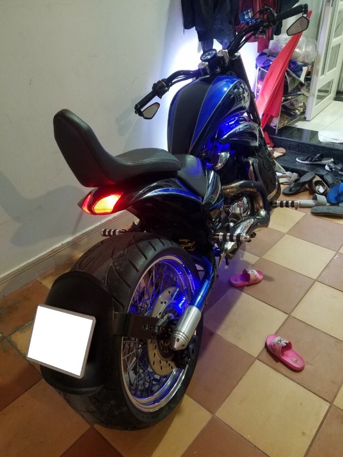 Cần tiền bán Honda mba750, sx2008, số sàn, màu xanh dương cực đẹp.