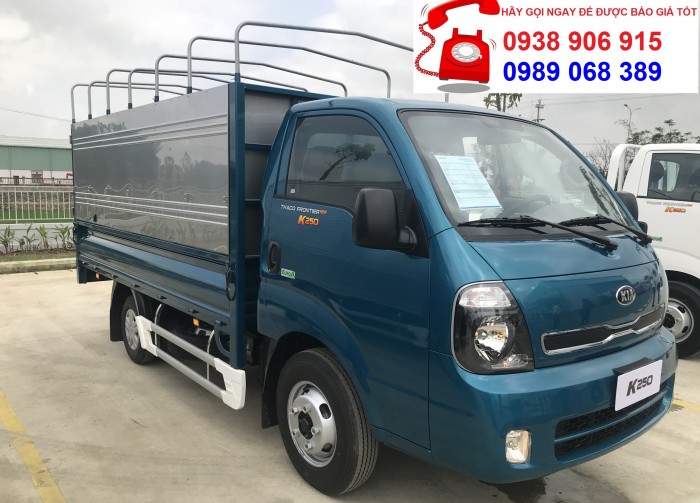 xe tai Kia K250 2T4 tai bình dương, cần bán xe tải thaco Kia K250 đời 2018,hỗ trợ trả góp 75%, Cam kết giá tốt nhất