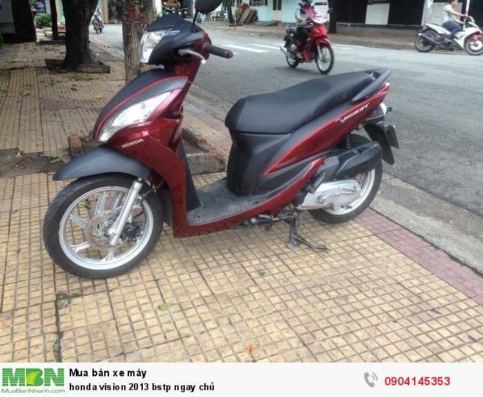 Honda Vision 2013 bstp ngay chủ