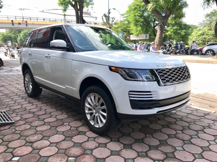 Bán LandRover Range Rover HSE 3.0 2018, màu trắng, nhập khẩu Mỹ  LH: 0982.842838