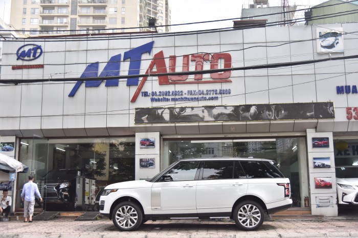 Bán LandRover Range Rover Autobio LWB 5.0 sx 2018, màu trắng, nhập khẩu nguyên chiếc Mỹ giá tốt LH: 0982.842838