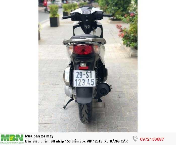 Bán Siêu phẩm SH nhập 150 biển cực VIP 12345- XE ĐẲNG CẤP.