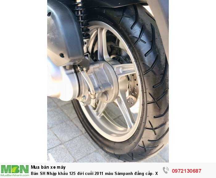 Bán SH Nhập khẩu 125 đời cuối 2011 màu Sâmpanh đẳng cấp- Xe chính chủ, máy nguyên zin tuyệt đối.