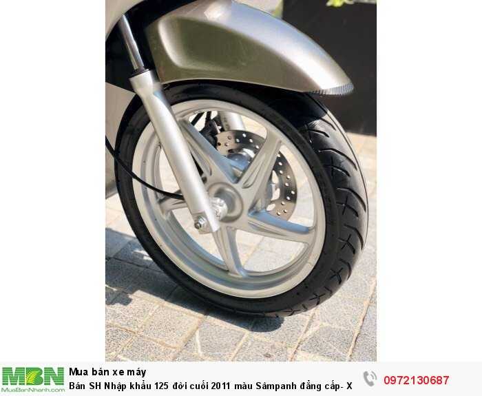 Bán SH Nhập khẩu 125 đời cuối 2011 màu Sâmpanh đẳng cấp- Xe chính chủ, máy nguyên zin tuyệt đối.
