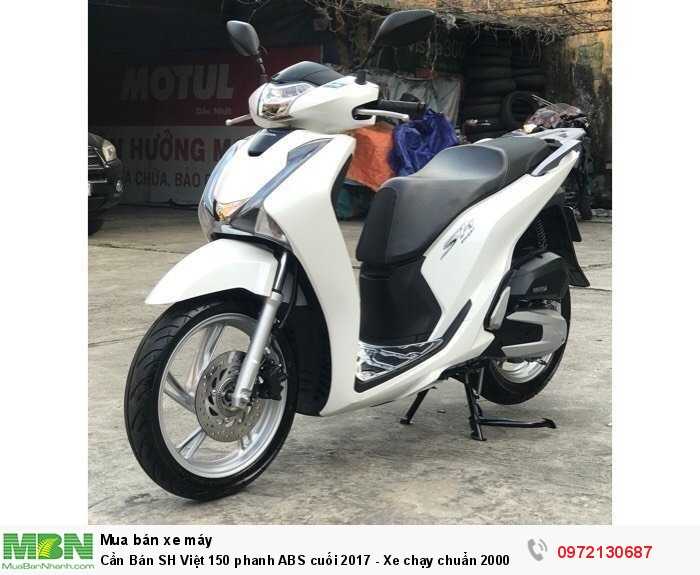 Cần Bán SH Việt 150 phanh ABS cuối 2017 - Xe chạy chuẩn 2000km- Quá Mới- Biển Hà Nội