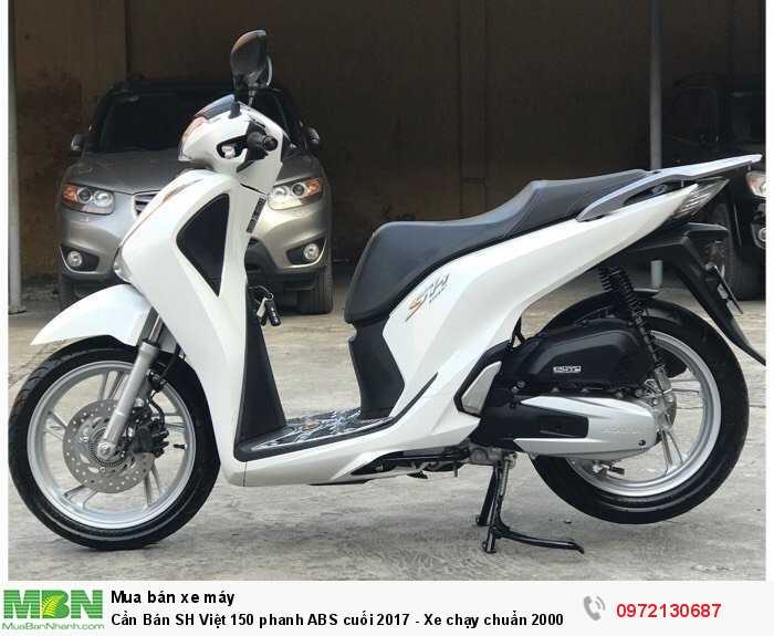 Cần Bán SH Việt 150 phanh ABS cuối 2017 - Xe chạy chuẩn 2000km- Quá Mới- Biển Hà Nội