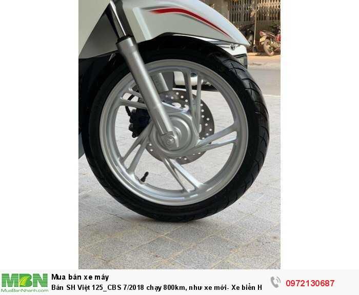 Bán SH Việt 125_CBS 7/2018 chạy 800km, như xe mới- Xe biển Hà Nội, màu trắng đẹp miễn chê.