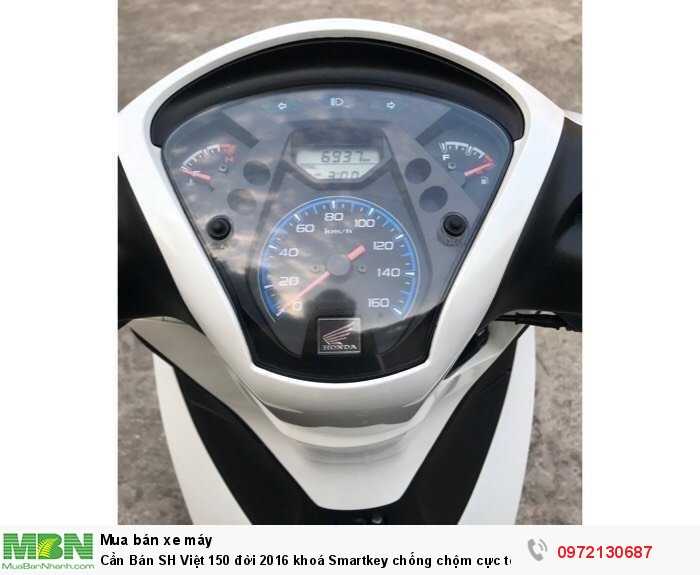 Cần Bán SH Việt 150 đời 2016 khoá Smartkey chống chộm cực tốt- Xe biển Hà Nội- Xe quá mới, cực đẹp.