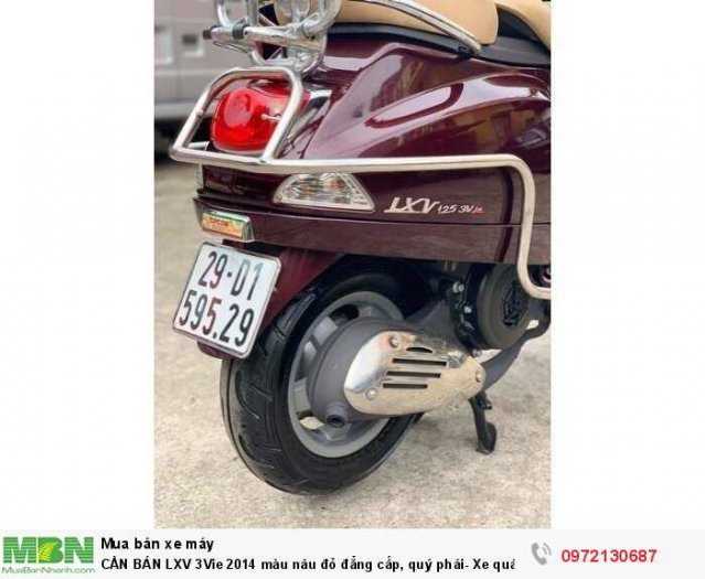 CẦN BÁN LXV 3Vie 2014 màu nâu đỏ đẳng cấp, quý phái- Xe quá mới!