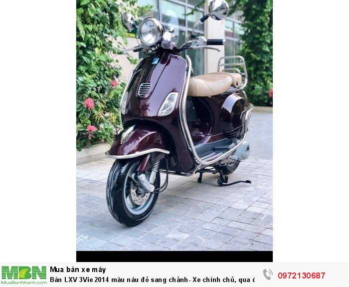 Bán LXV 3Vie 2014 màu nâu đỏ sang chảnh- Xe chính chủ, qua đẹp - Biển Hà Nội.