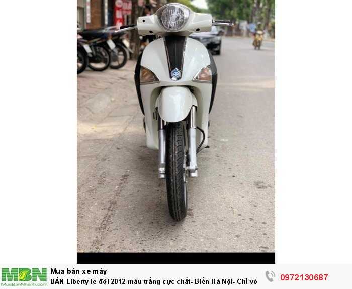 BÁN Liberty ie đời 2012 màu trắng cực chất- Biển Hà Nội- Chỉ với 24 triệu đồng.