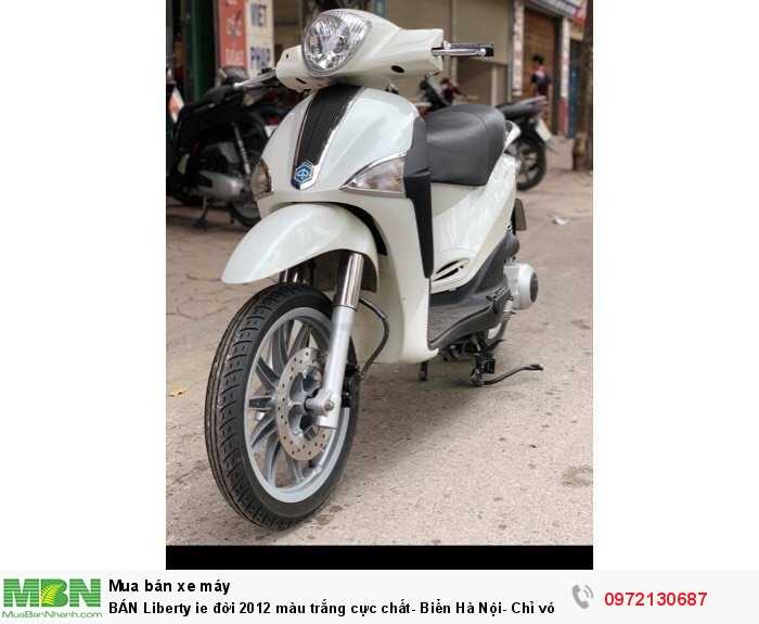 BÁN Liberty ie đời 2012 màu trắng cực chất- Biển Hà Nội- Chỉ với 24 triệu đồng.