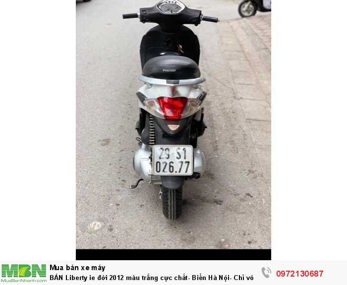 BÁN Liberty ie đời 2012 màu trắng cực chất- Biển Hà Nội- Chỉ với 24 triệu đồng.