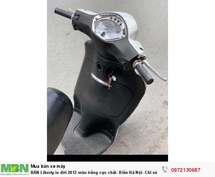 BÁN Liberty ie đời 2012 màu trắng cực chất- Biển Hà Nội- Chỉ với 24 triệu đồng.