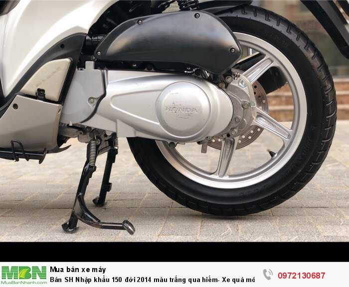 Bán SH Nhập khẩu 150 đời 2014 màu trắng qua hiếm- Xe quá mới, quá đẹp - Biển Hà Nội.