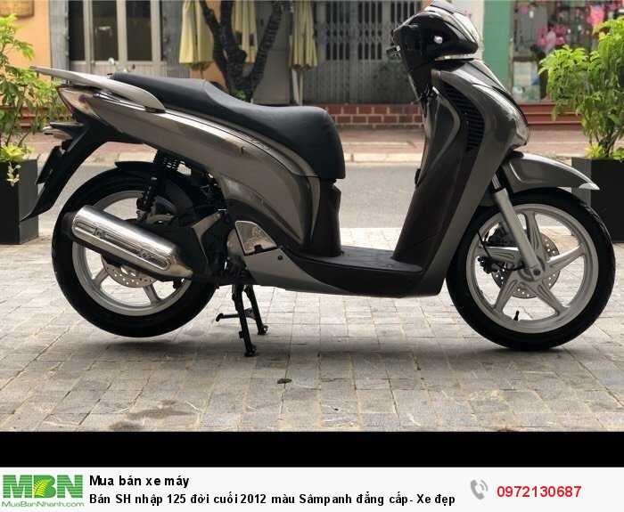 Bán SH nhập 125 đời cuối 2012 màu Sâmpanh đẳng cấp- Xe đẹp miễn chê- Biển Hà Nội