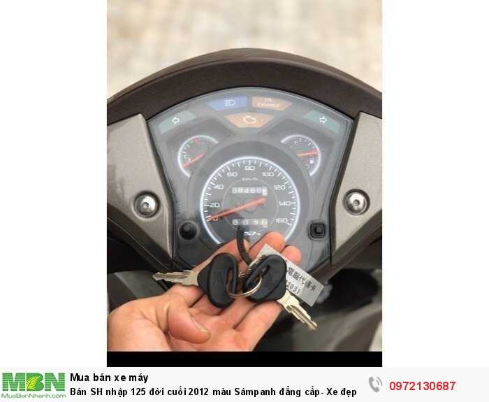 Bán SH nhập 125 đời cuối 2012 màu Sâmpanh đẳng cấp- Xe đẹp miễn chê- Biển Hà Nội