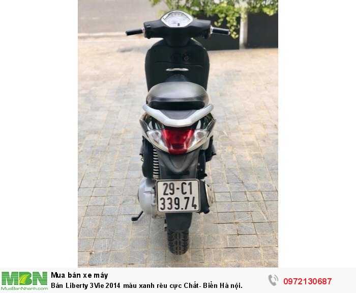 Bán Liberty 3Vie 2014 màu xanh rêu cực Chất- Biển Hà nội.