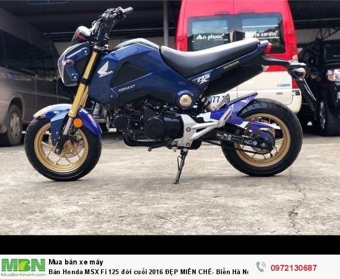 Bán Honda MSX Fi 125 đời cuối 2016 ĐẸP MIỄN CHÊ- Biển Hà Nội.