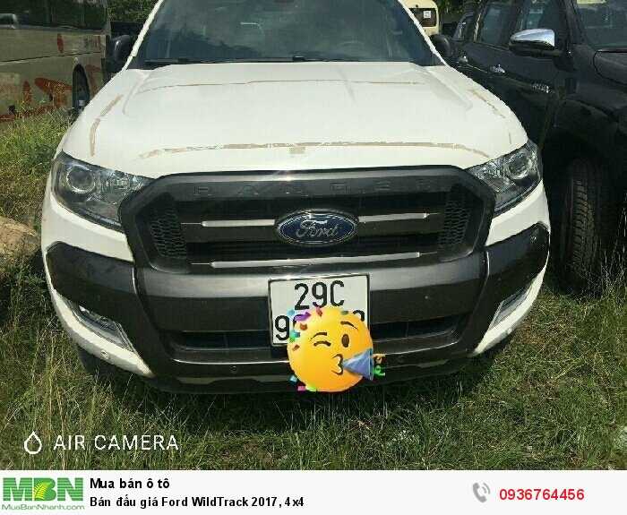 Bán đấu giá Ford WildTrack 2017, 4x4