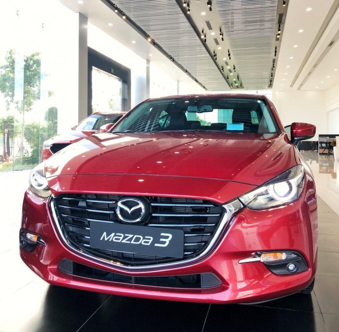Mazda 3 (Đỏ 46V) - Đủ Màu Giao Ngay - LH Hotline Nhận Giá Tốt Nhất