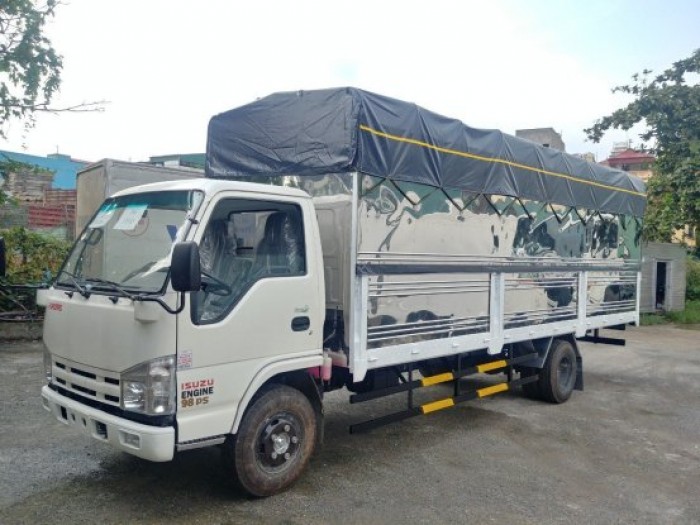 Xe tải Isuzu Vĩnh Phát tải trọng 1.9 tấn thùng dài 6.3 mét tại Hà Nội